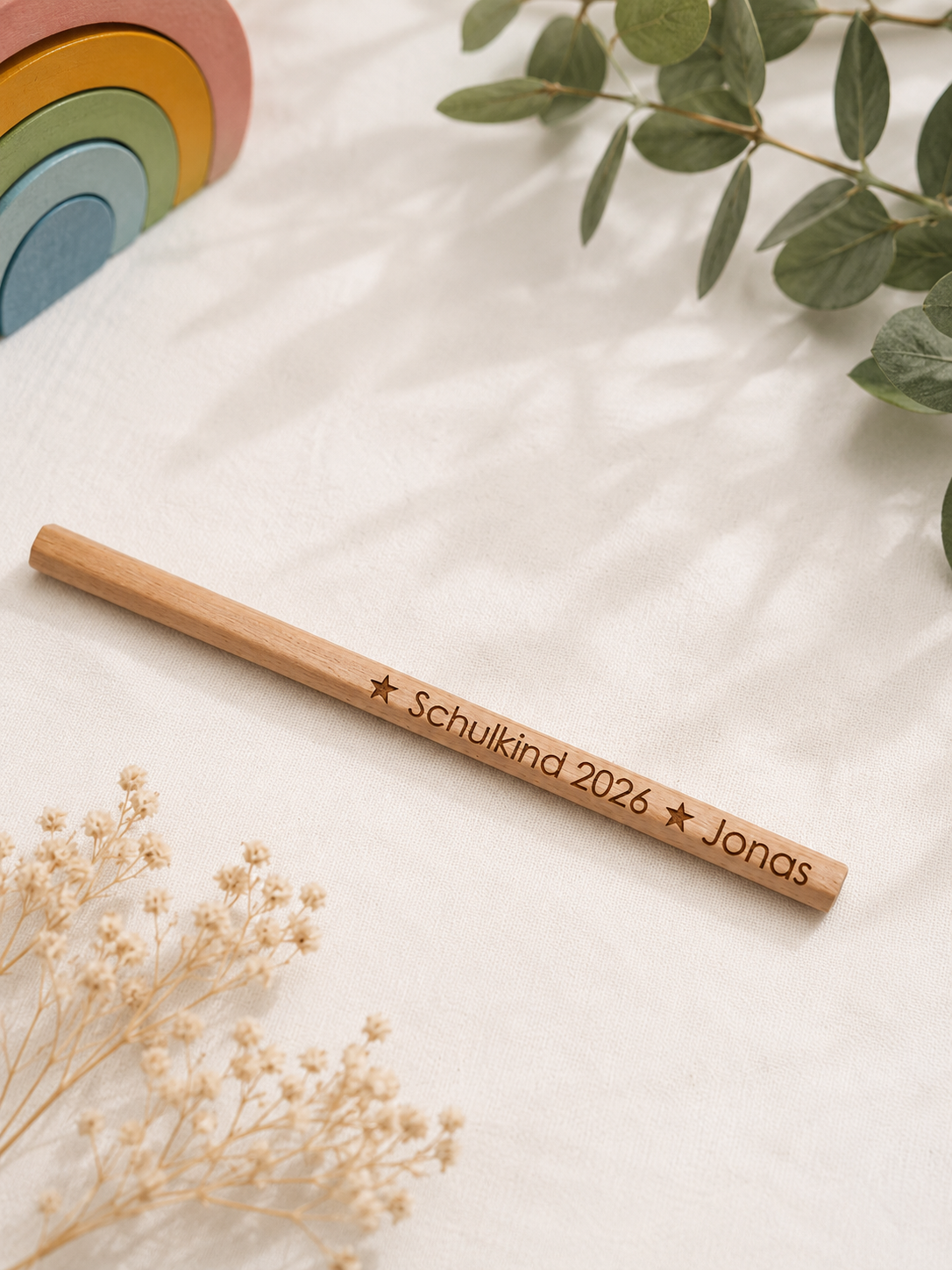 Bleistift personalisiert - Das perfekte Geschenk zum Schulanfang – Produktbild 3