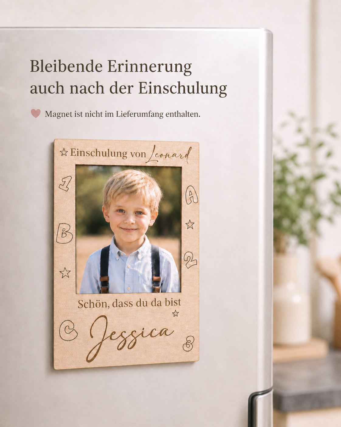 Gastgeschenke zur Einschulung aus Holz mit Foto – Produktbild 7