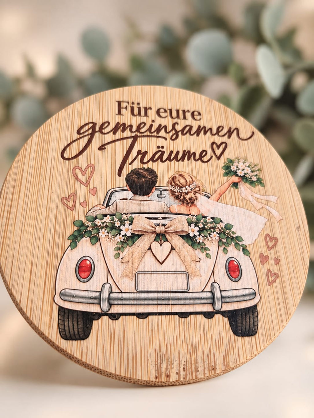 500-ml-Glas für Geld zur Hochzeit
