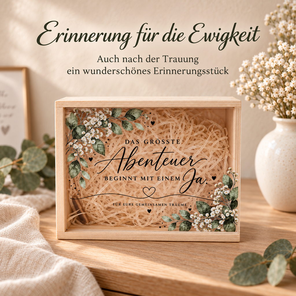 Holzherzen Wenn aus zwei ein Wir wird