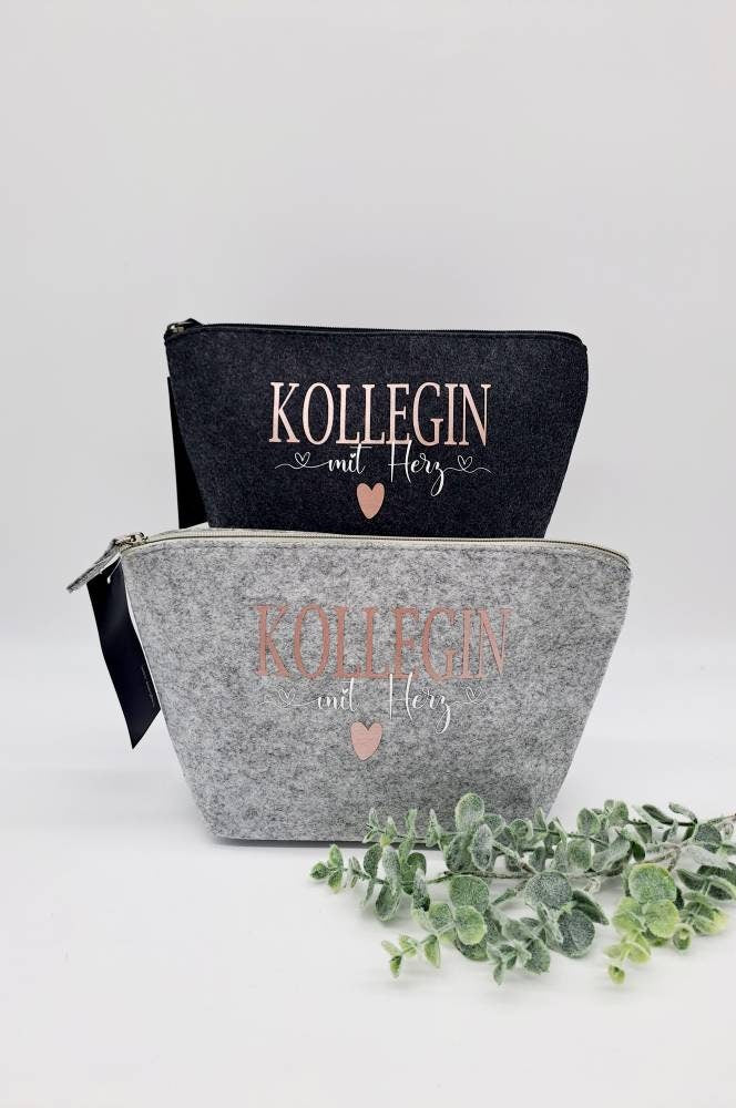 Personalisierte Filztasche als Geschenk für Kollegin – Bild 7