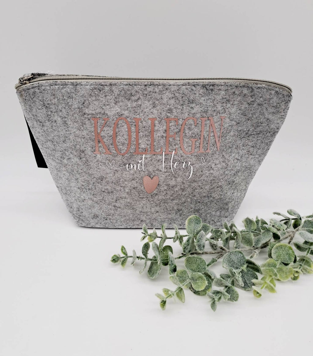 Personalisierte Filztasche als Geschenk für Kollegin – Bild 8