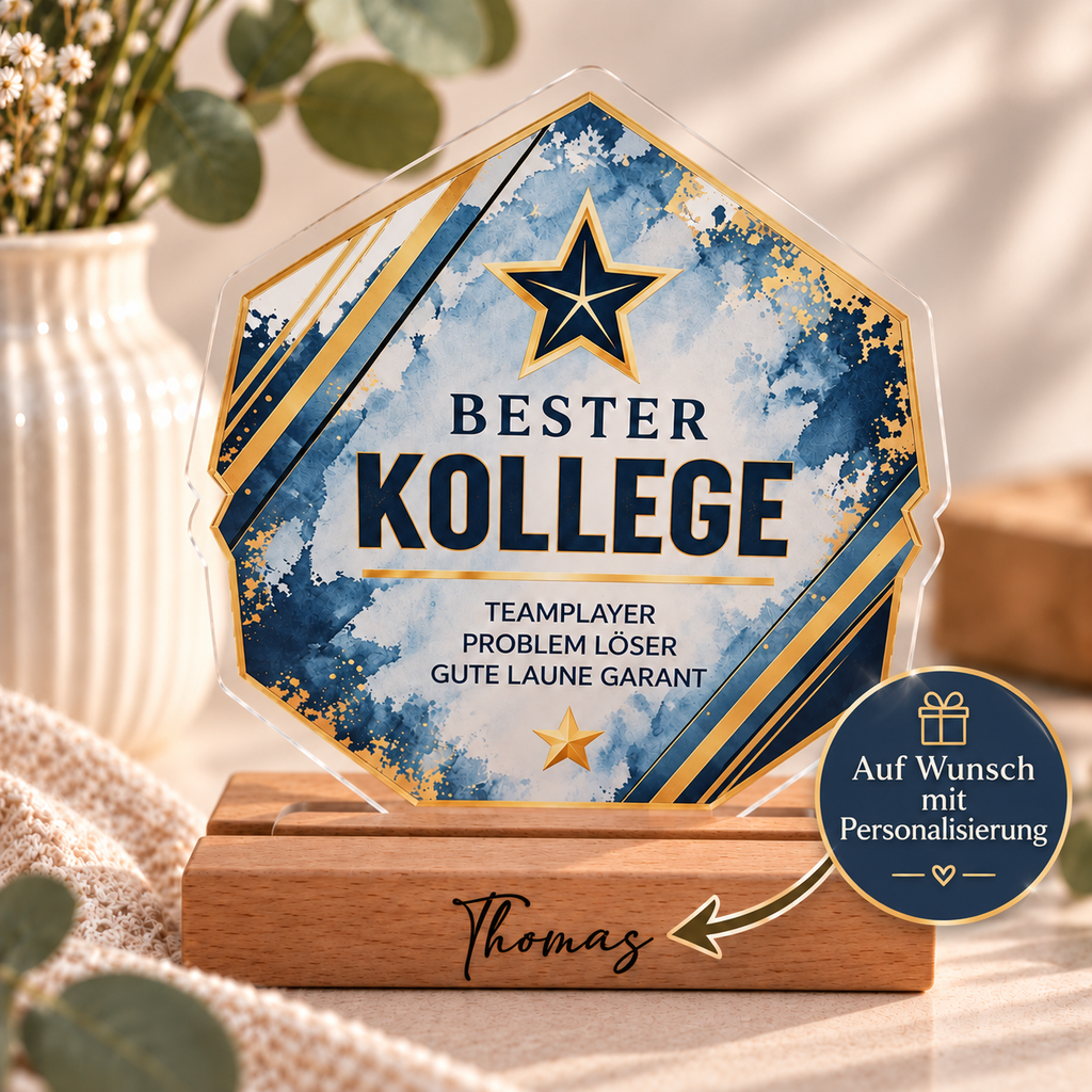 Kollegen-Award als Abschiedsgeschenk