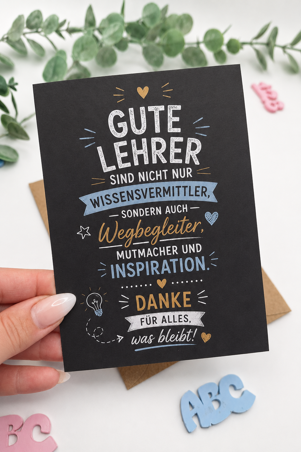 Geschenk Lehrer - Das personalisierte Lehrer Geschenk zum Abschluss – Produktbild 3