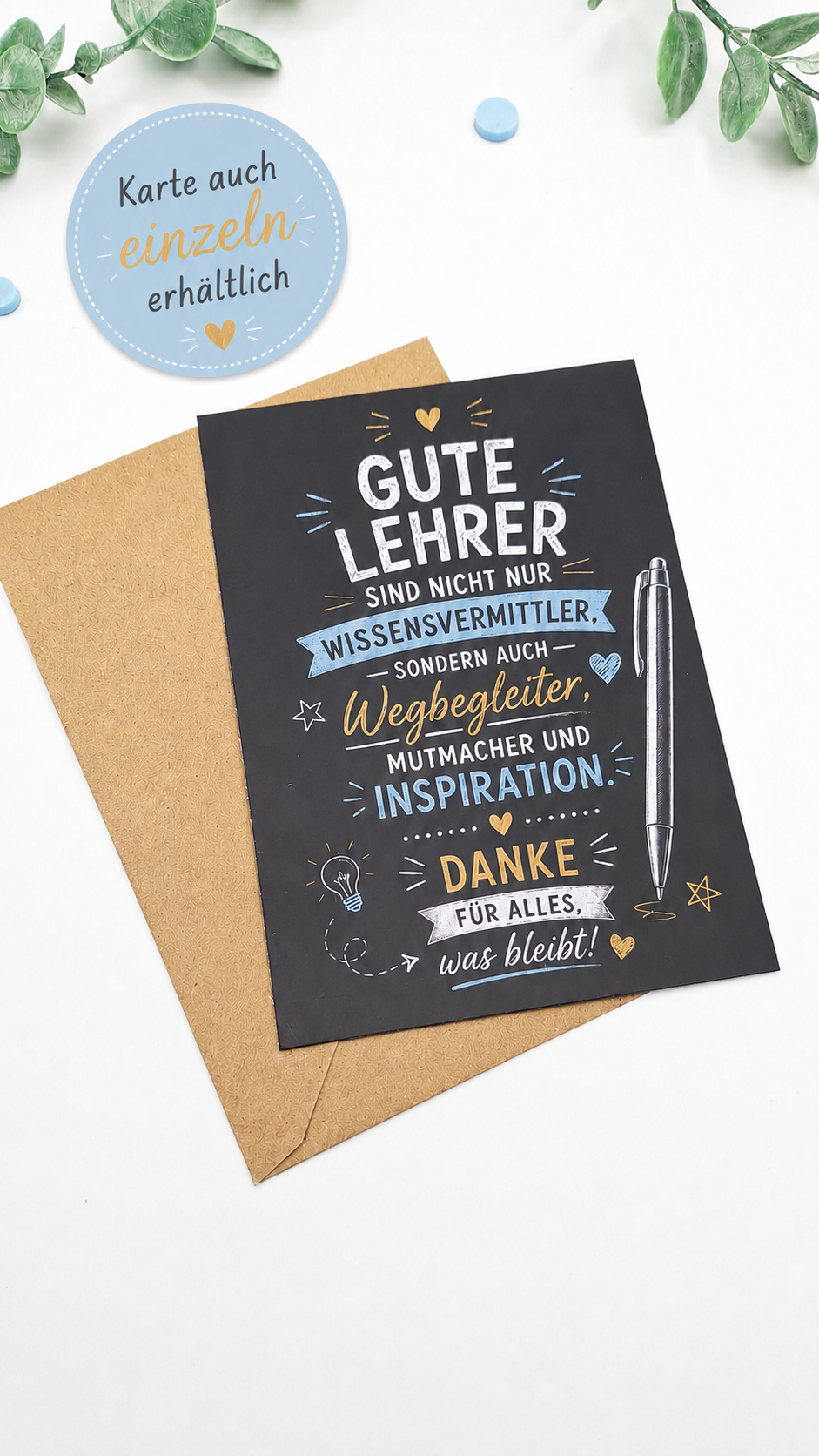 Geschenk Lehrer - Das personalisierte Lehrer Geschenk zum Abschluss – Produktbild 5