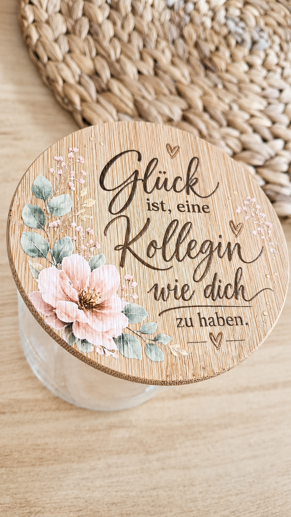 Vorratsglas als Abschiedsgeschenk für Kollegin – Bild 2