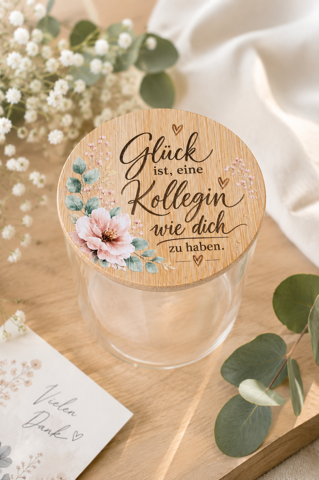 Vorratsglas als Abschiedsgeschenk für Kollegin – Bild 1