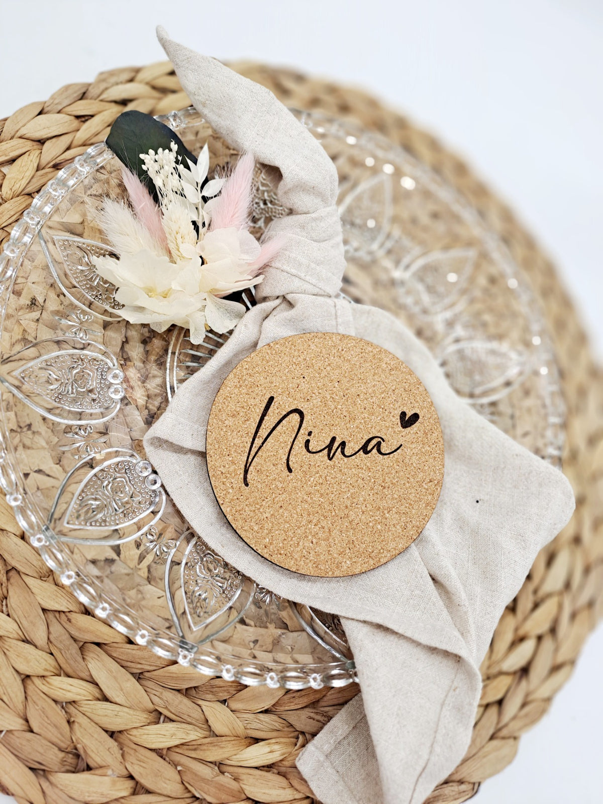 Hochzeit Namensschilder für Gäste - Tischkarten mal anders – Produktbild 4