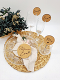 Hochzeit Namensschilder für Gäste - Tischkarten mal anders – Produktbild 1