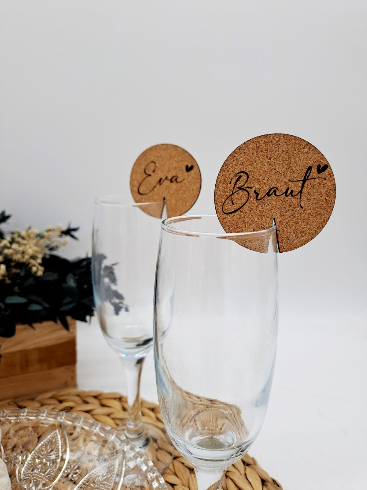 Hochzeit Namensschilder für Gäste - Tischkarten mal anders – Produktbild 6
