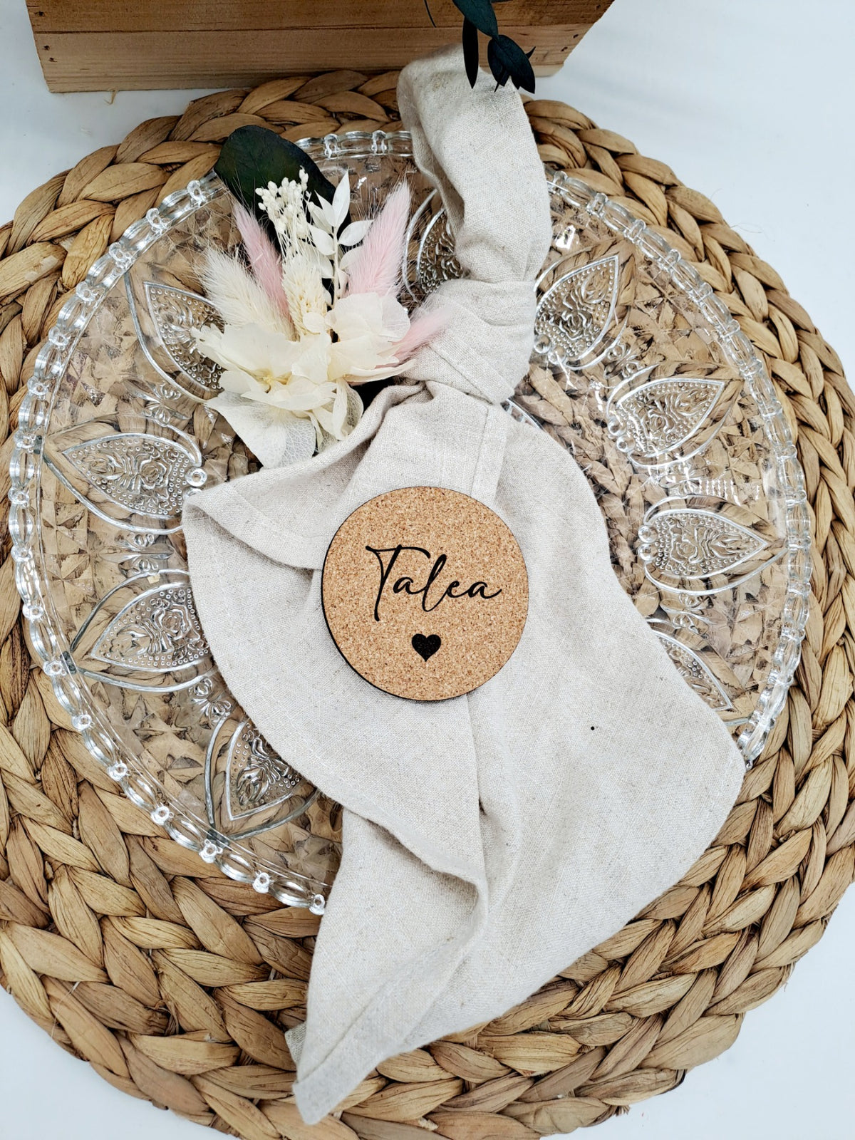 Hochzeit Namensschilder für Gäste - Tischkarten mal anders – Produktbild 8