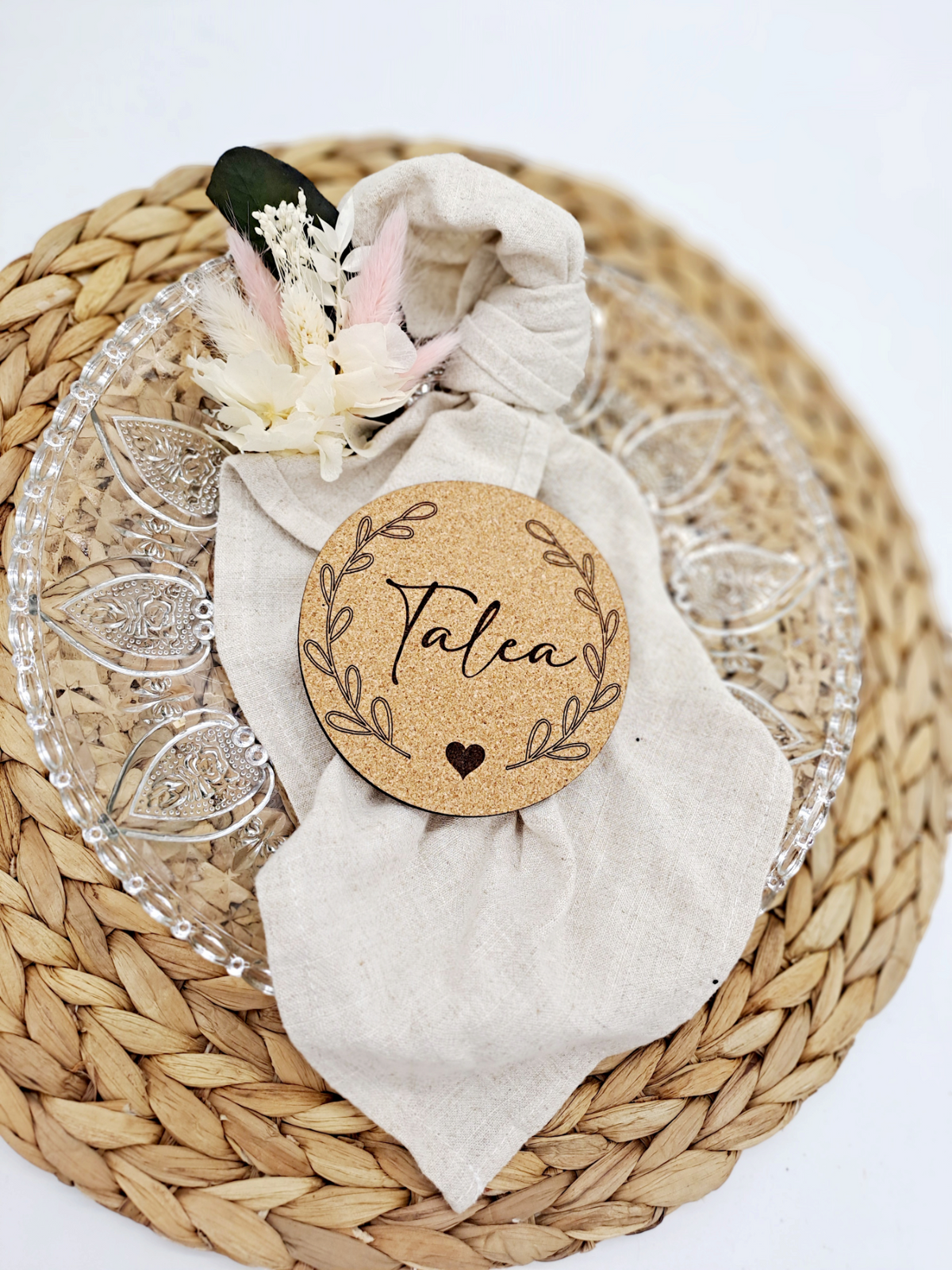 Hochzeit Namensschilder für Gäste - Tischkarten mal anders – Produktbild 2