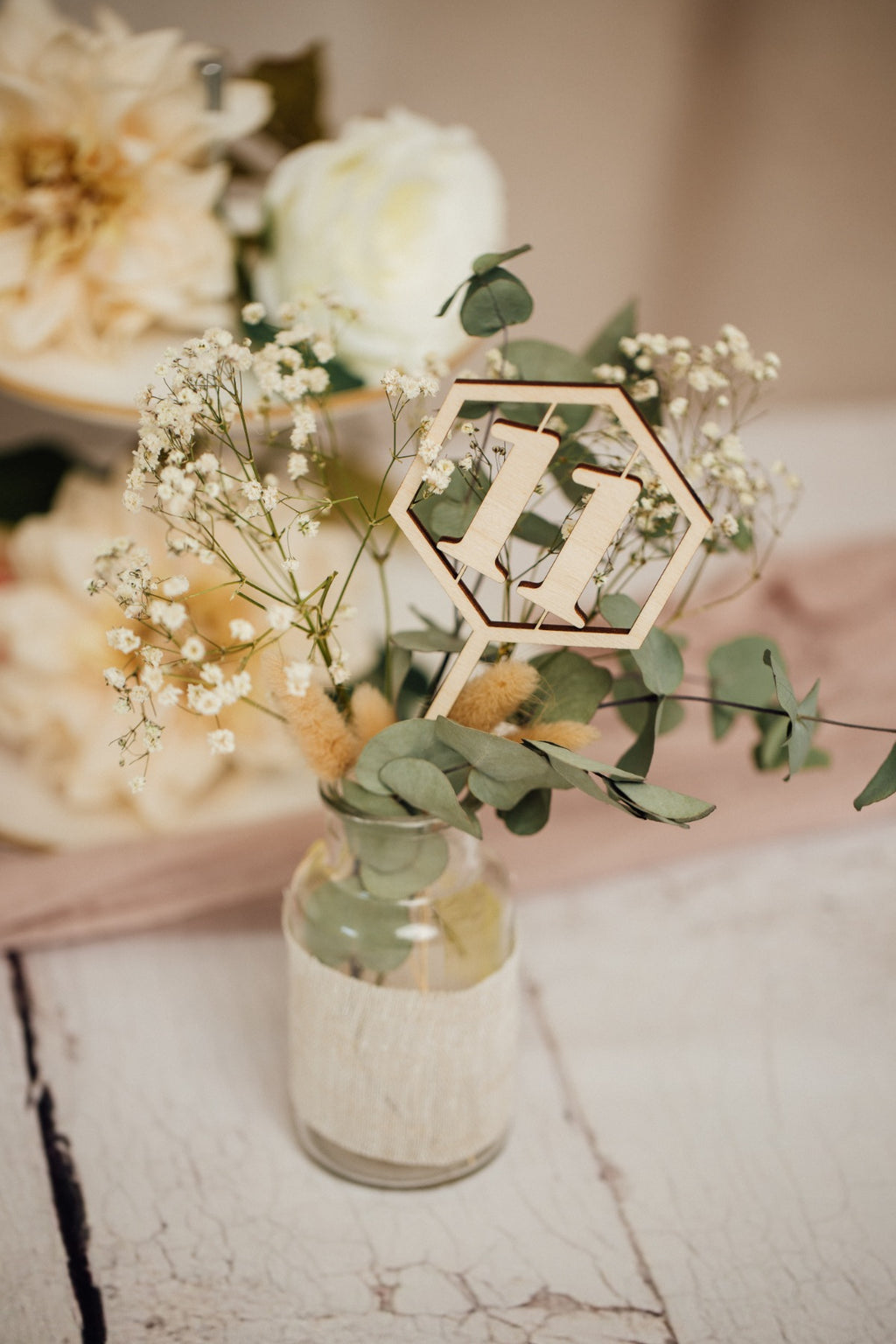 Hochzeit Tischnummern, Deko Hochzeit – Produktbild 2