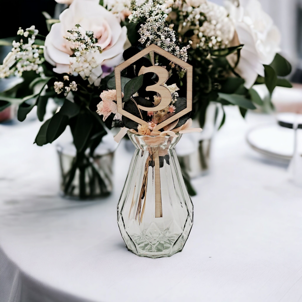 Hochzeit Tischnummern, Deko Hochzeit – Produktbild 3