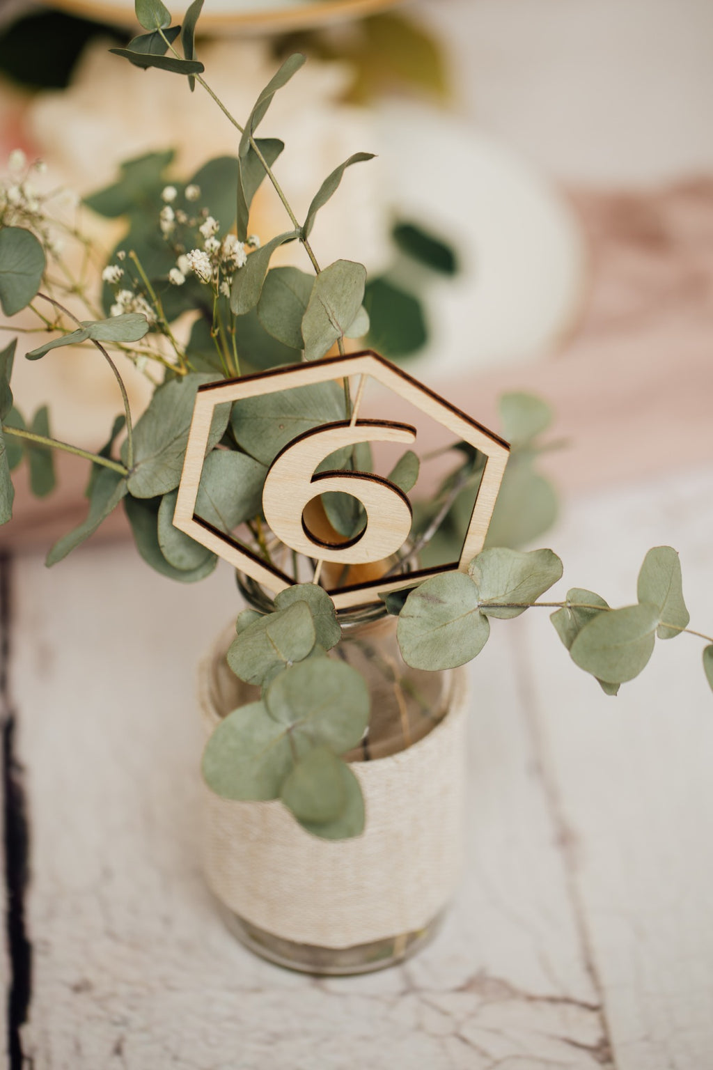 Hochzeit Tischnummern, Deko Hochzeit – Produktbild 9