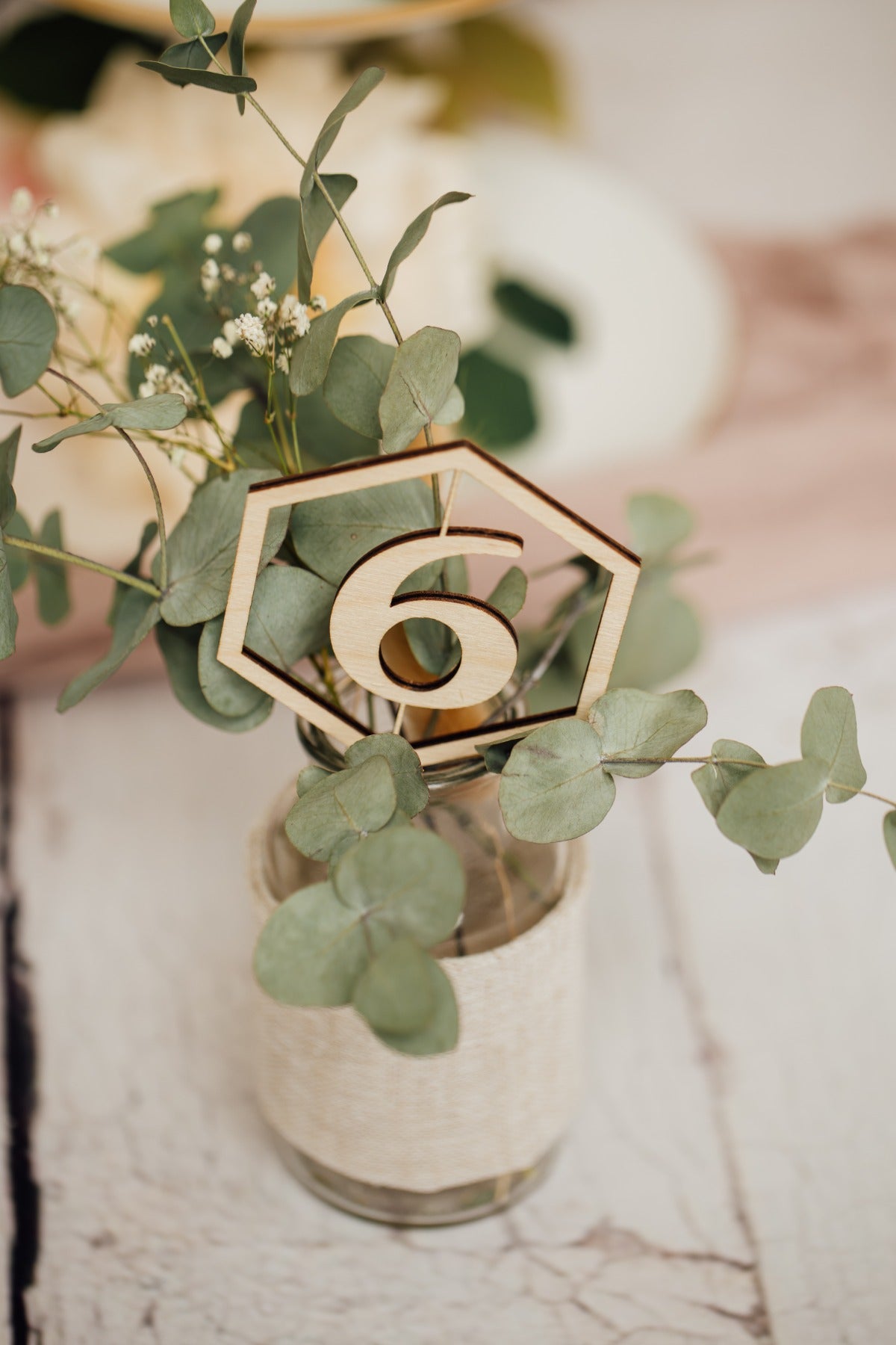Hochzeit Tischnummern, Deko Hochzeit – Produktbild 9