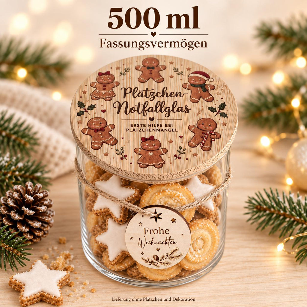 Keksdose Weihnachten mit 500 ml Fassungsvermögen