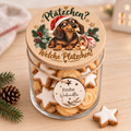 Keksdose Weihnachten mit Dackel Welche Plätzchen