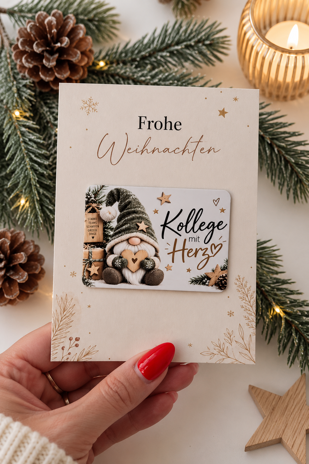 Weihnachtspräsent Kollegen Detailansicht