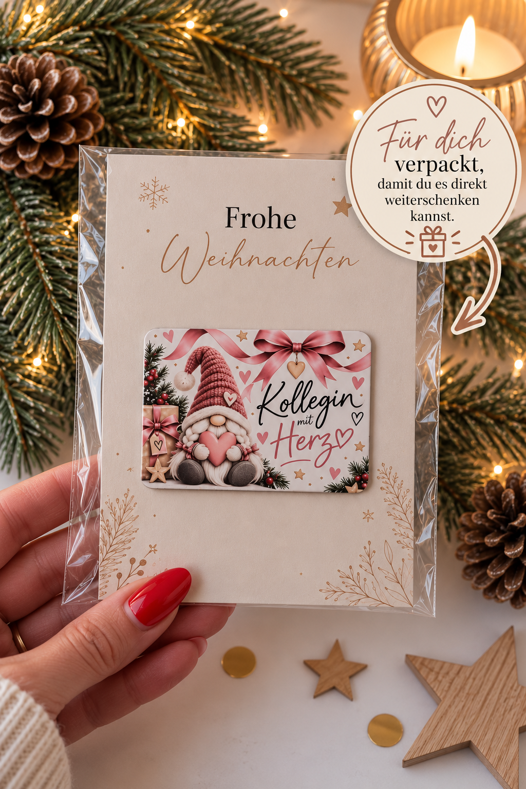 Kleines Weihnachtspräsent für Kollegen