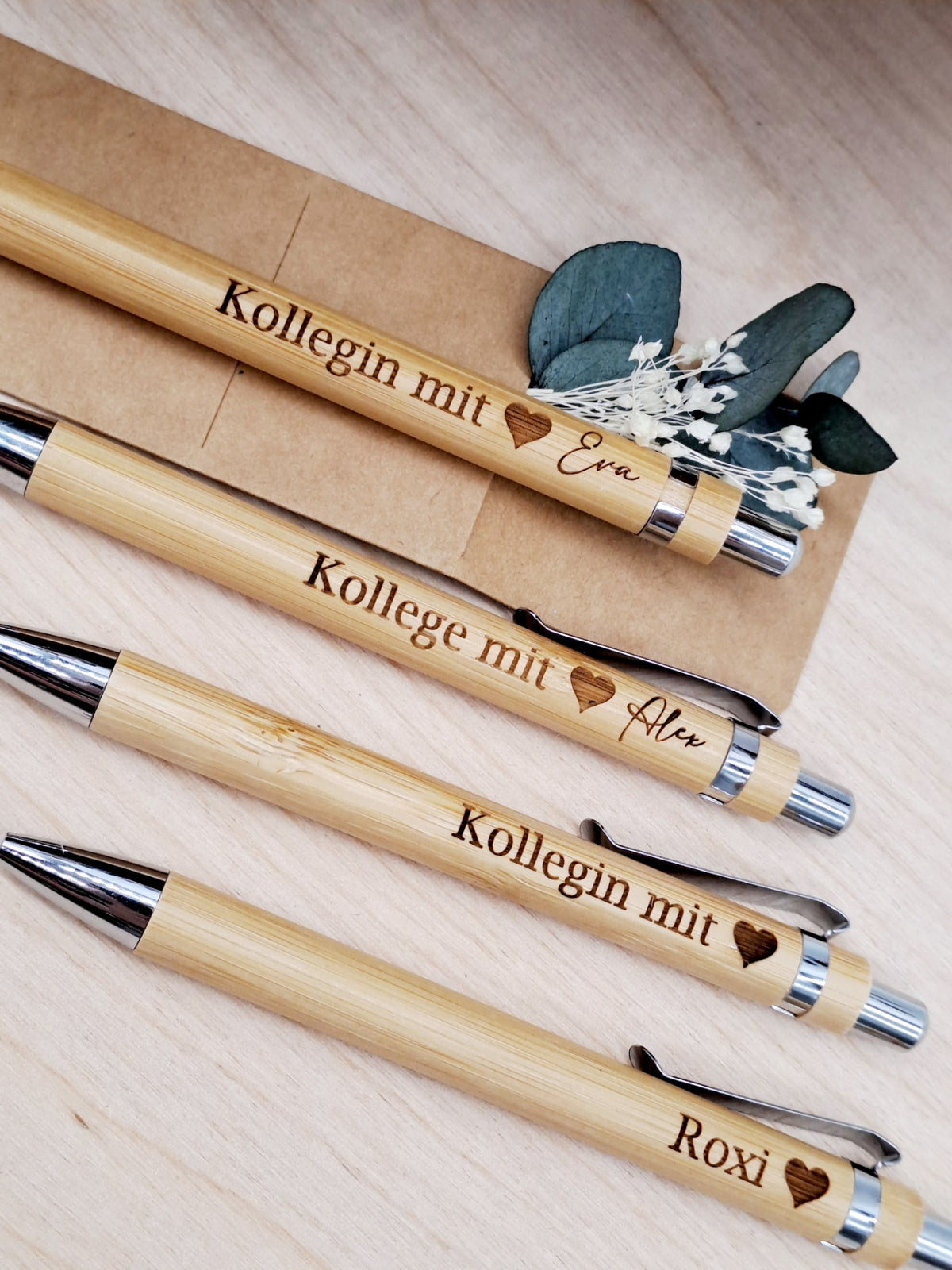 Personalisierter Kugelschreiber mit Gravur für Kollegen – Bild 7