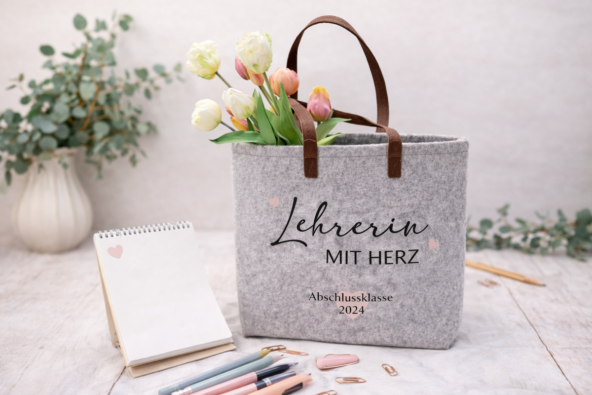 Lehrerin mit Herz - Das perfekte Abschiedsgeschenk für die Lehrerin – Produktbild 5
