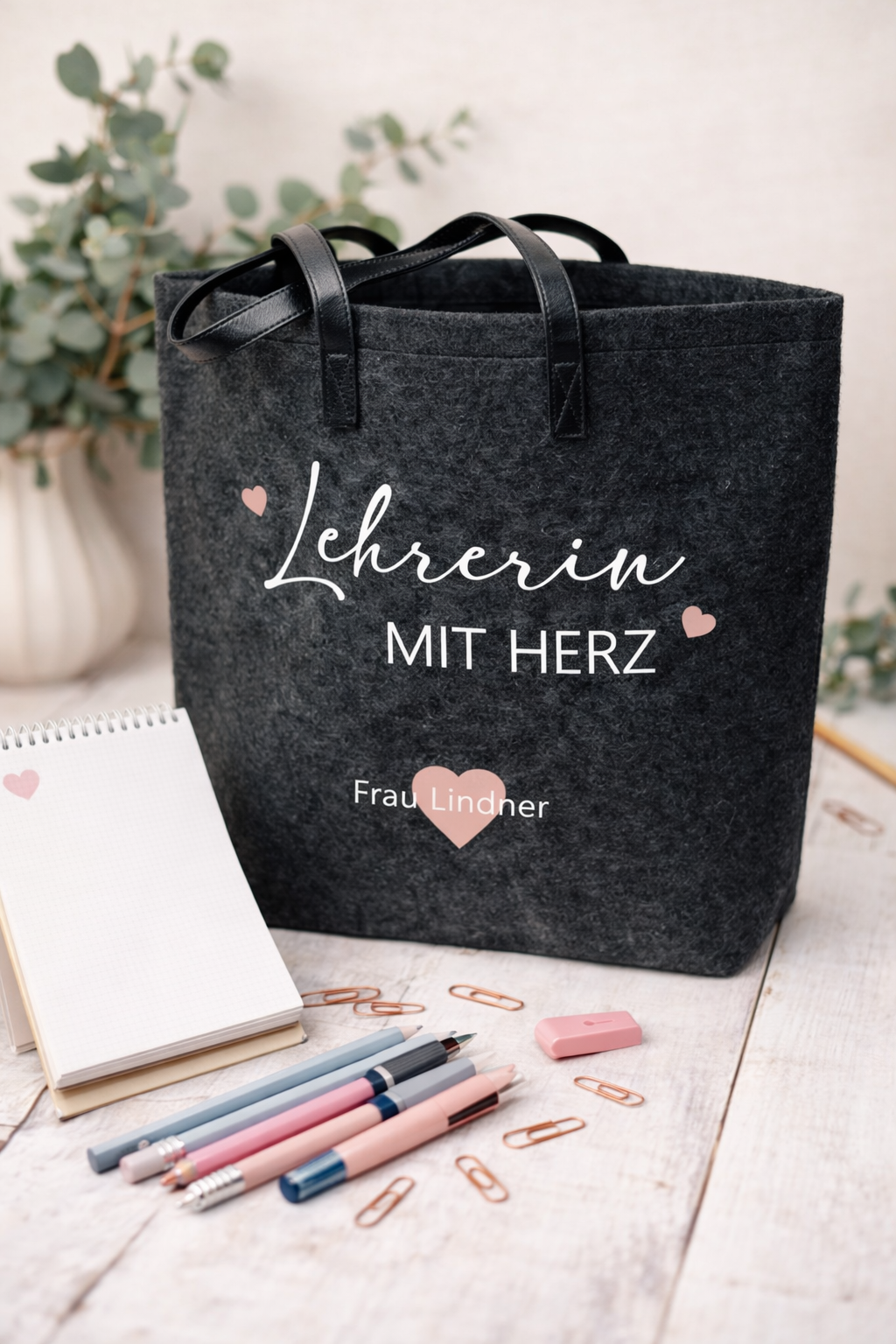 Lehrerin mit Herz - Das perfekte Abschiedsgeschenk für die Lehrerin – Produktbild 2