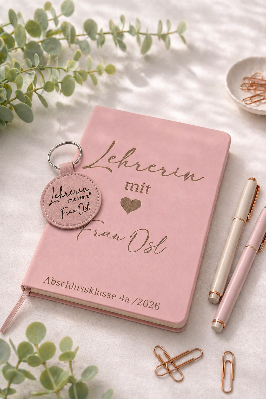 Notizbuch als Abschiedsgeschenk für Lehrerin – Produktbild 5