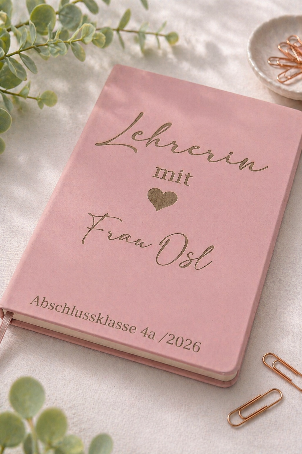 Notizbuch als Abschiedsgeschenk für Lehrerin – Produktbild 6