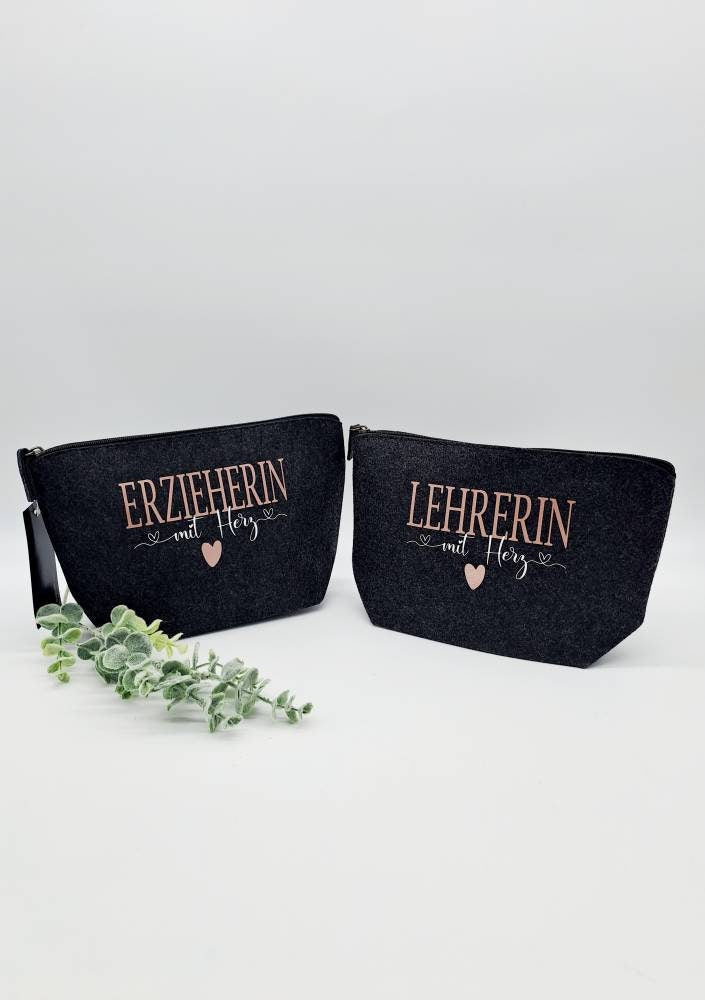Personalisierte Filztasche für Lehrerin oder Erzieherin – Produktbild 1