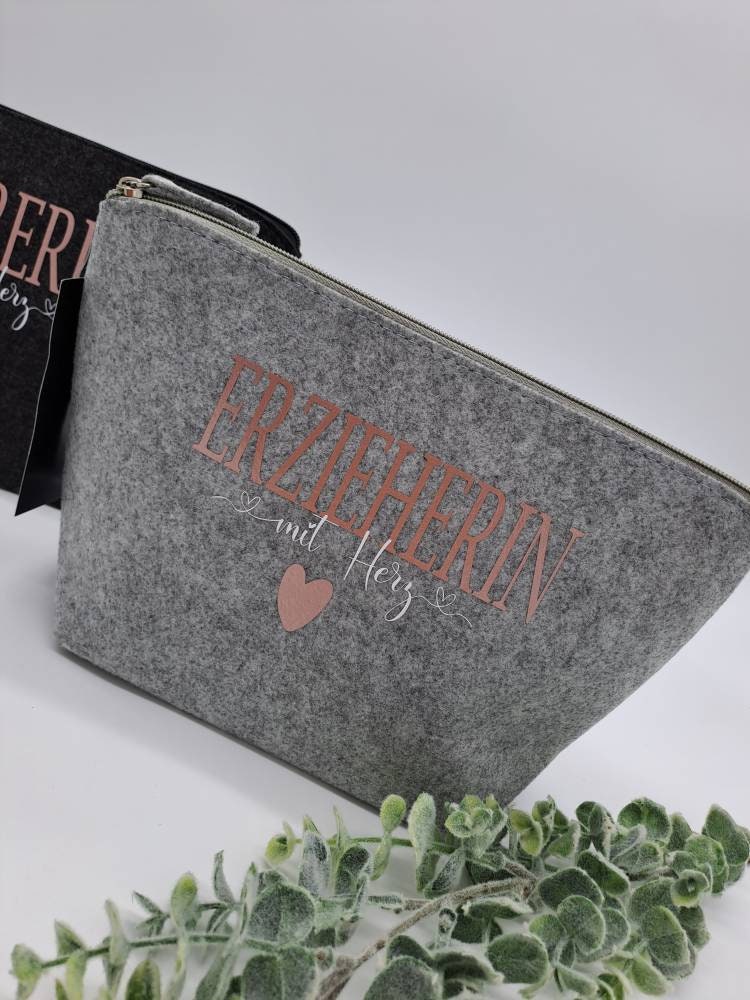 Personalisierte Filztasche für Lehrerin oder Erzieherin – Produktbild 3