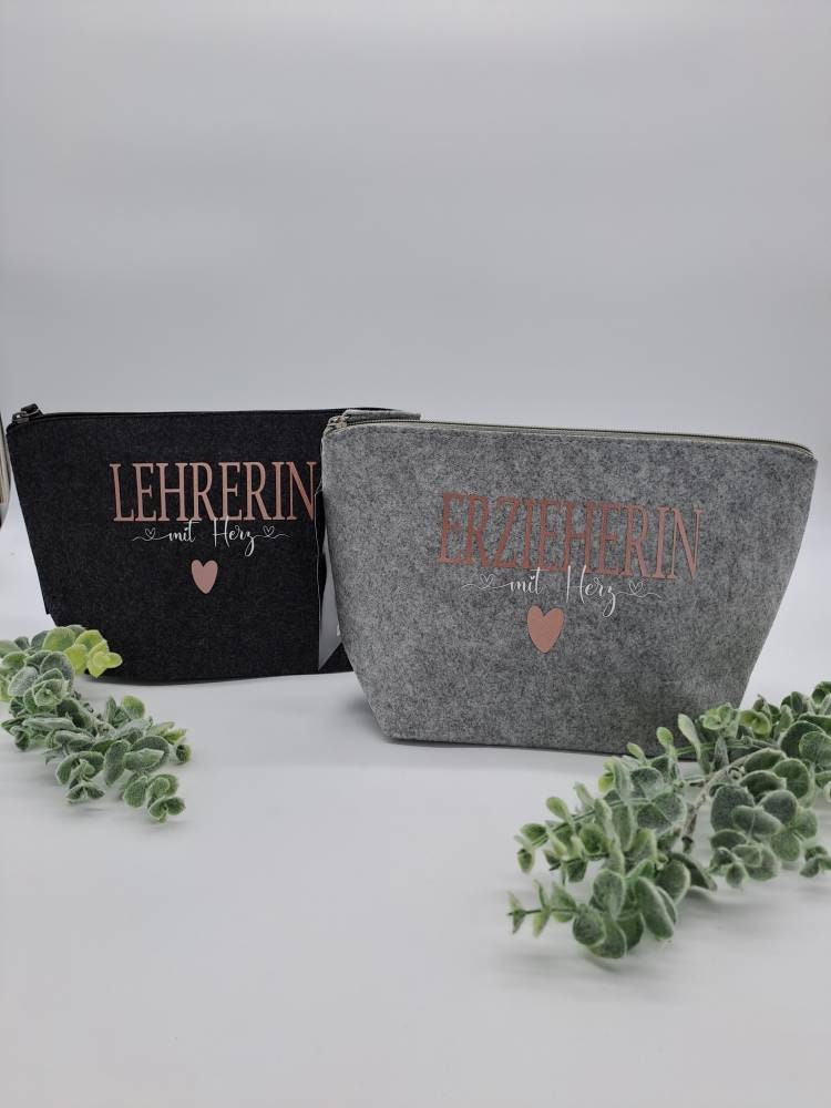 Personalisierte Filztasche für Lehrerin oder Erzieherin – Produktbild 2
