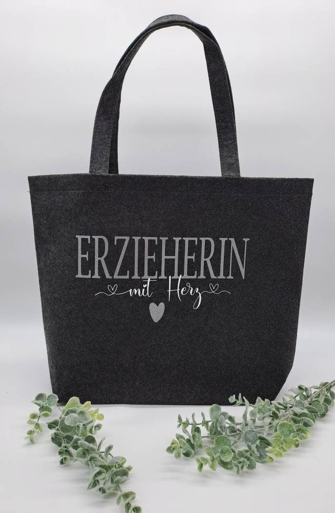 Personalisierte Filztasche für Lehrerin oder Erzieherin – Produktbild 4