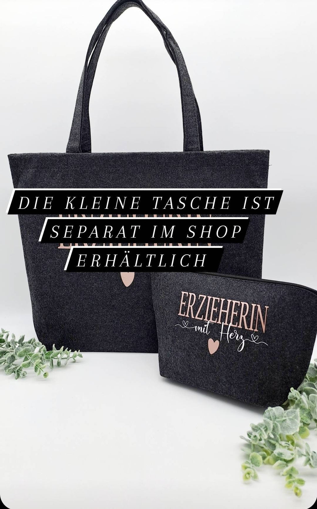 Personalisierte Filztasche für Lehrerin oder Erzieherin – Produktbild 6