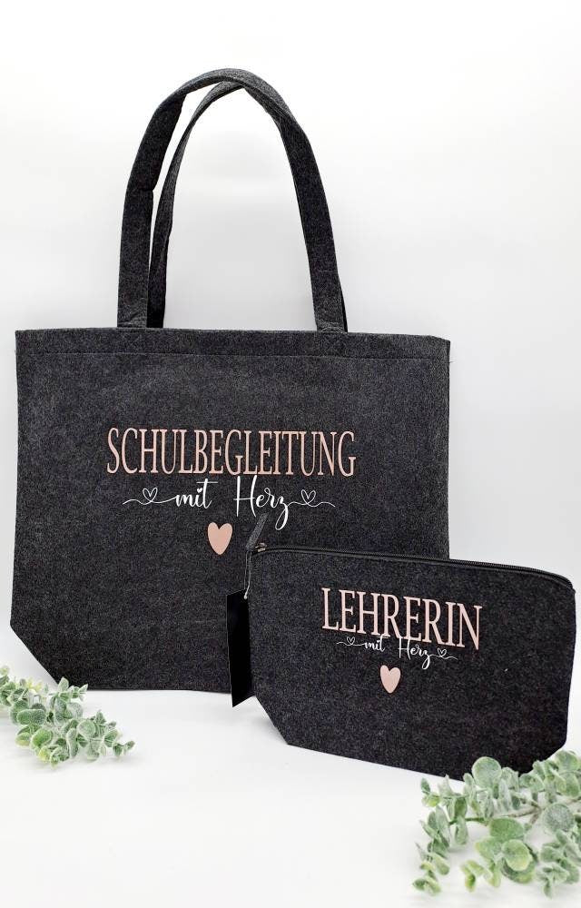Personalisierte Filztasche für Lehrerin oder Erzieherin – Produktbild 5