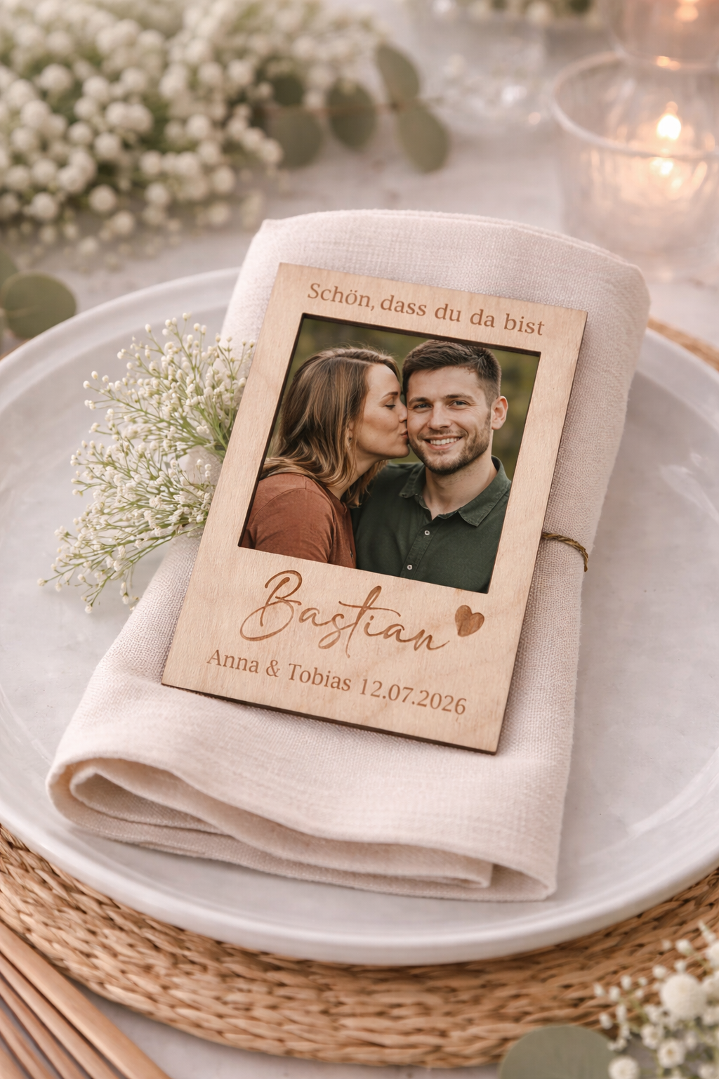 Personalisierte Namenskarten für die Hochzeit – Produktbild 5