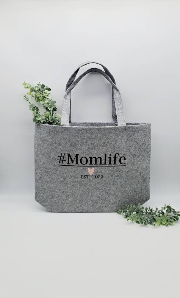 Personalisierter Filzshopper „Mom Bag“ – Produktbild 2