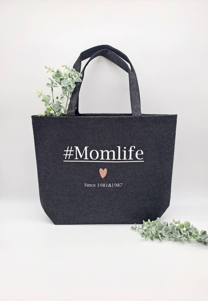 Personalisierter Filzshopper „Mom Bag“ – Produktbild 1
