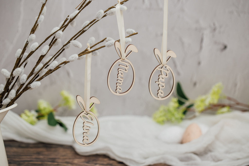 Personalisiertes Ostereier zum Aufhängen – Osteranhänger mit Namen – Produktbild 6