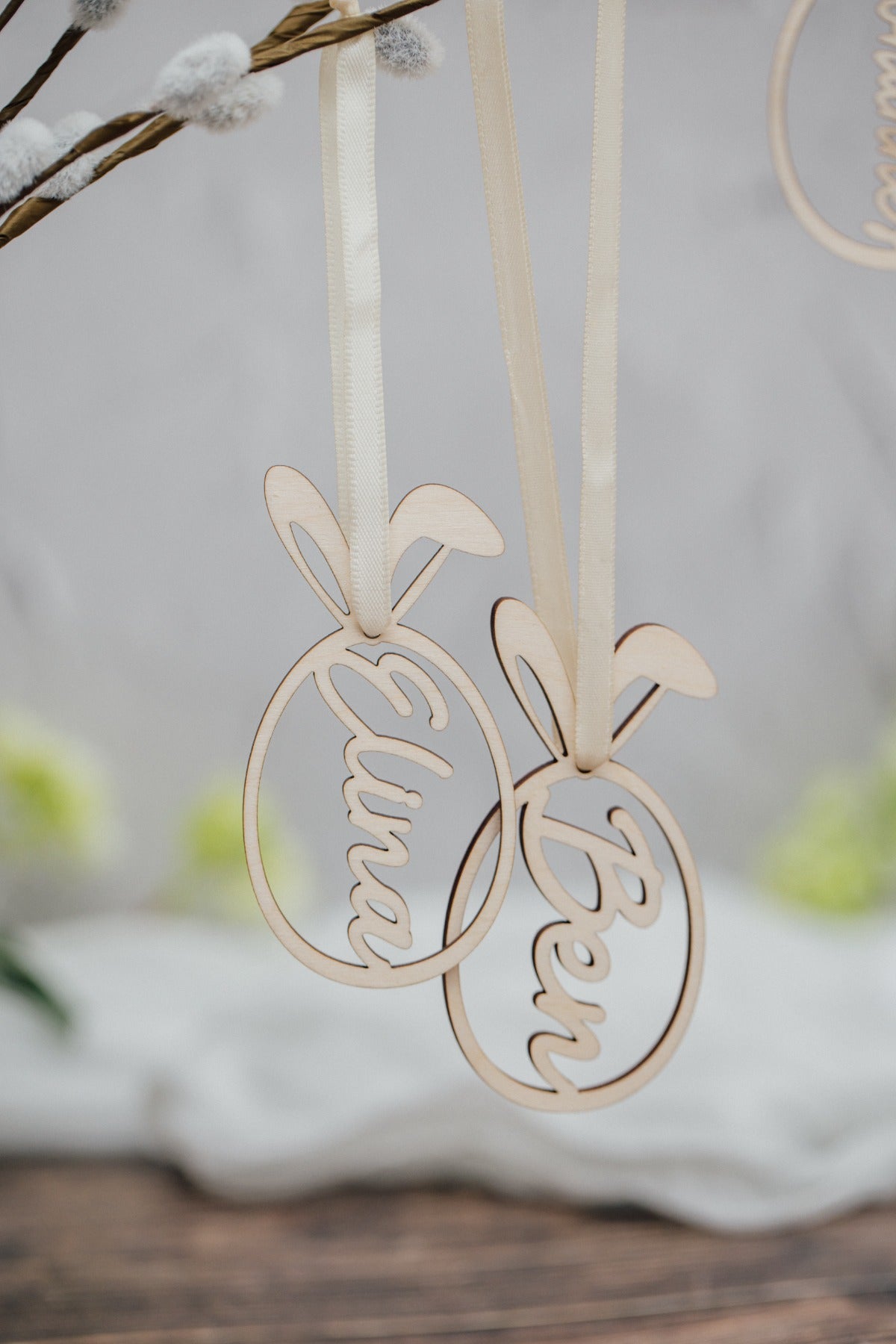 Personalisiertes Ostereier zum Aufhängen – Osteranhänger mit Namen – Produktbild 4