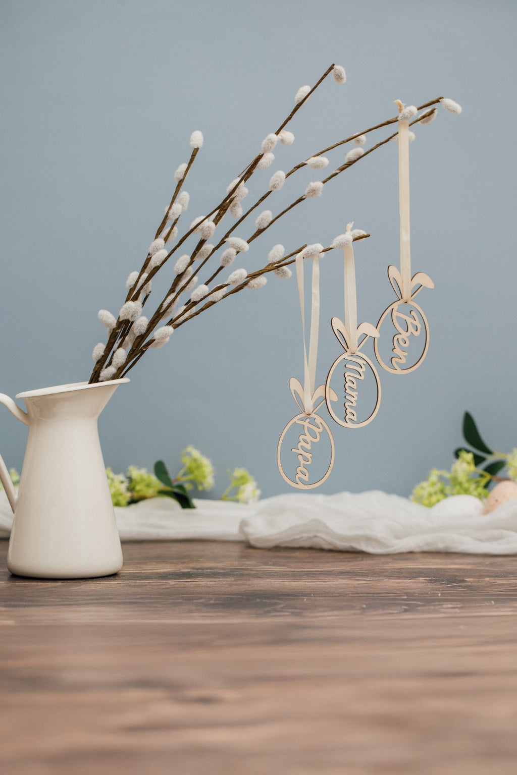 Personalisiertes Ostereier zum Aufhängen – Osteranhänger mit Namen – Produktbild 8