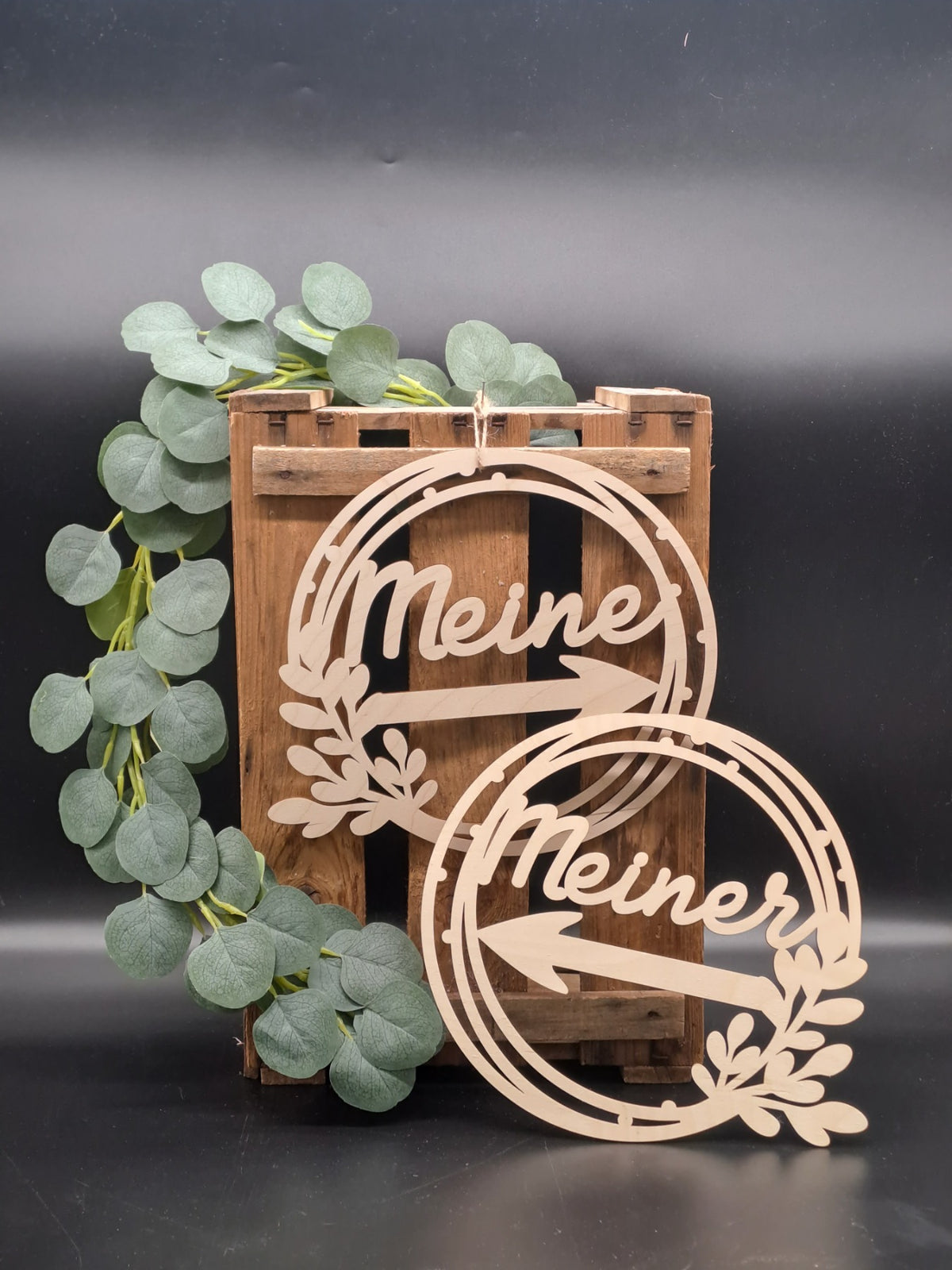 Stuhlschilder Hochzeit, Stuhlring – Produktbild 2