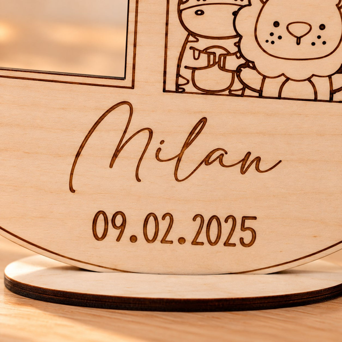 Personalisiertes Taufgeschenk: Gravur mit Name und Taufdatum